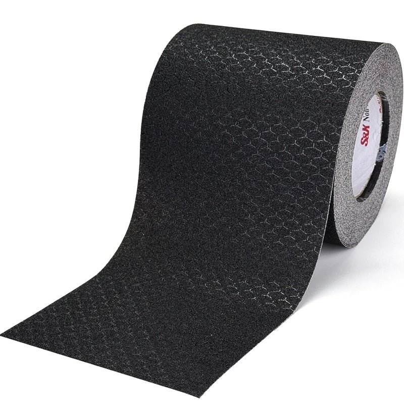 SX Anti Slip Tape 6" x 60' Premium High Traction Non Skid Tape for Outdoor Stairs, Decks, Ramps - Waterproof & Durable - Image 1